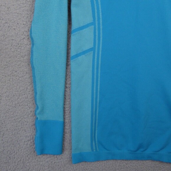 Athleta Womens Neothermal Hoodie Turquoise Blue Size M Style #722073 Baselayer - Picture 6 of 8